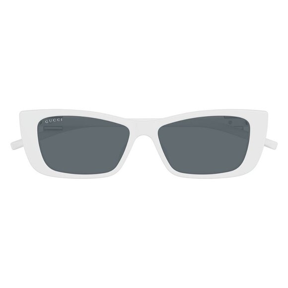 New GUCCI White Cat Eye GG1681S 006 Sunglasses Women - Picture 2 of 3